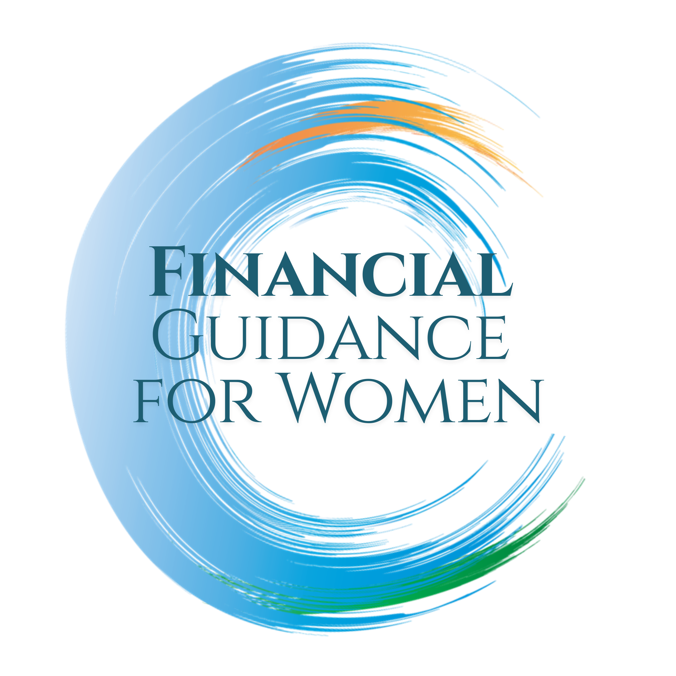 Financial Guidance For Women Transparent Color Words Logo